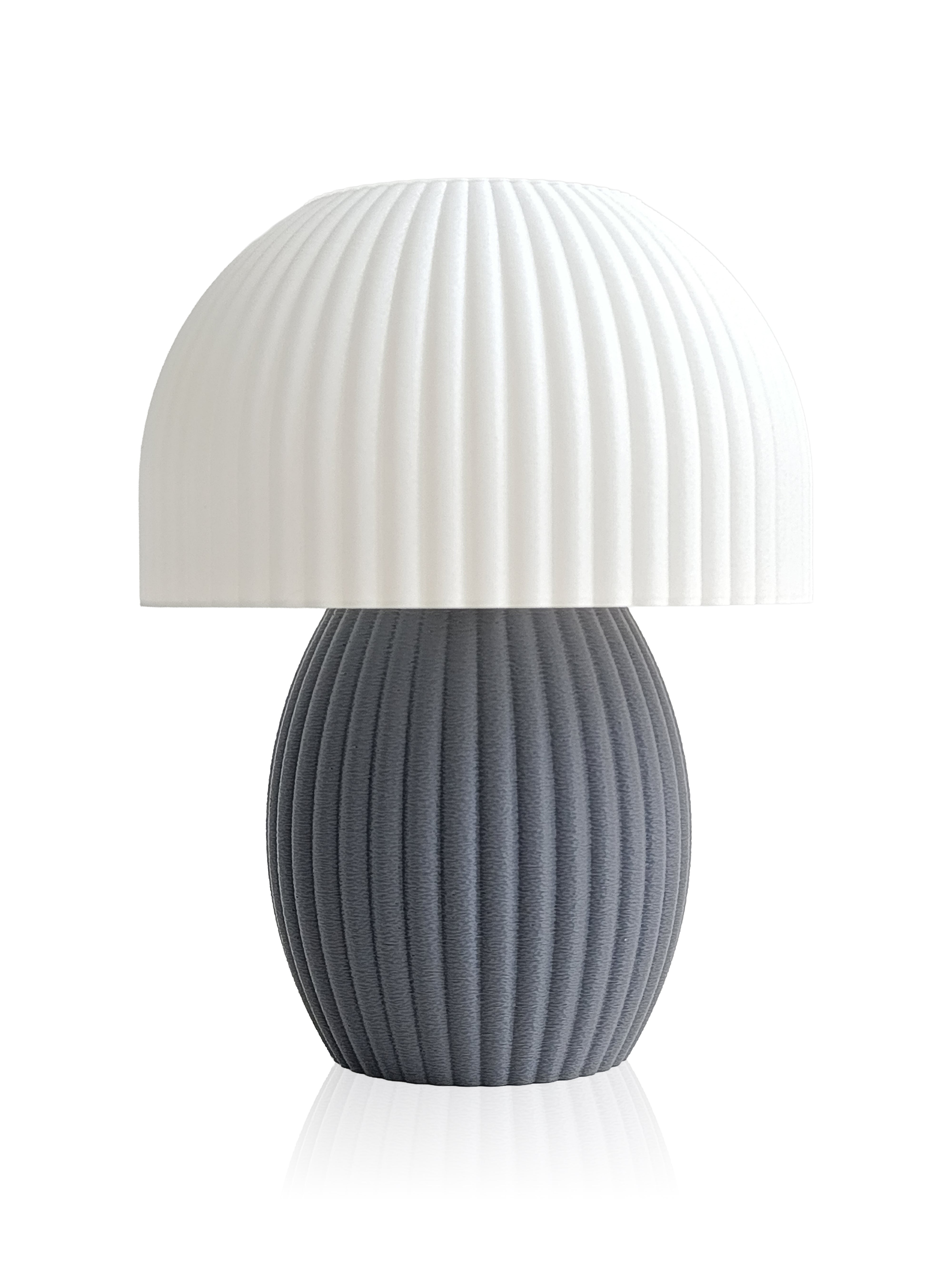 Minimalist ev dekorasyonu için taş gri kubbe abajur