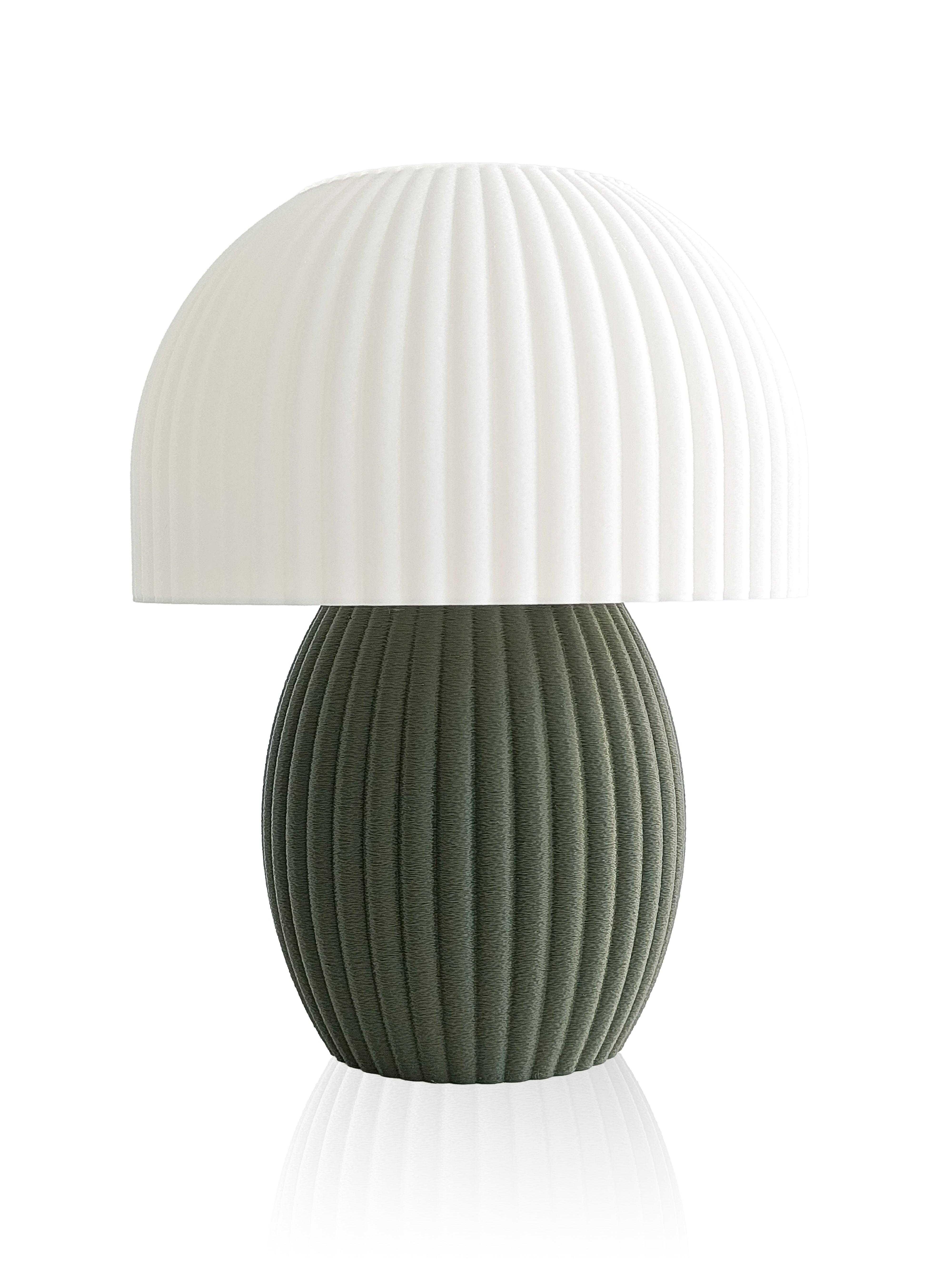 Minimalist ev dekorasyonu için haki yeşil kubbe abajur