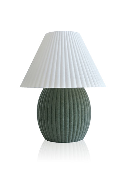 Modern yatak odası dekorasyonu için yeşil konik abajur Friloon