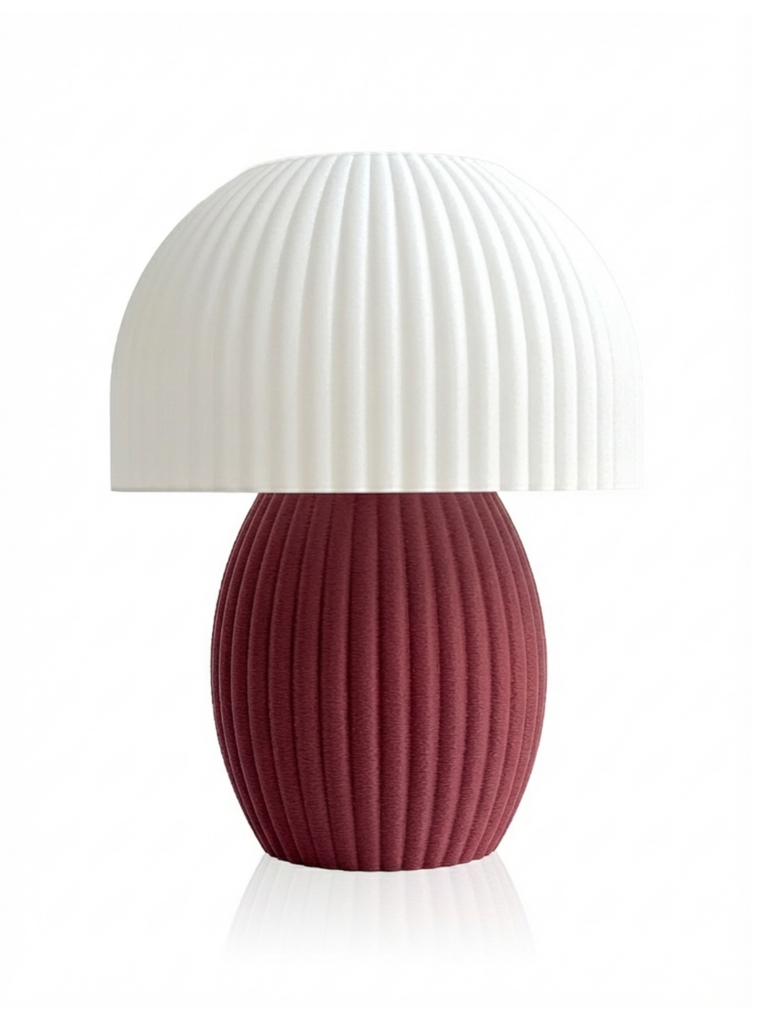 Minimalist ev dekorasyonu için vişne çürüğü kubbe abajur