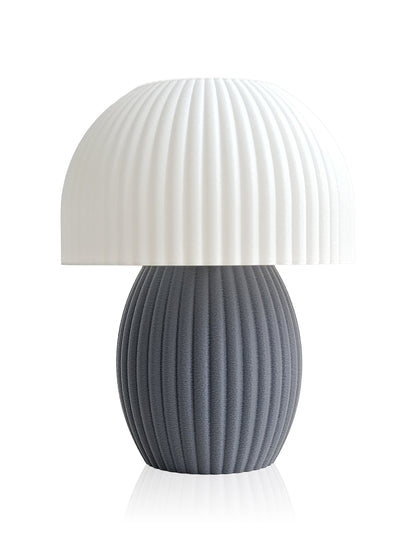 Minimalist ev dekorasyonu için taş gri kubbe abajur