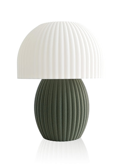 Minimalist ev dekorasyonu için haki yeşil kubbe abajur