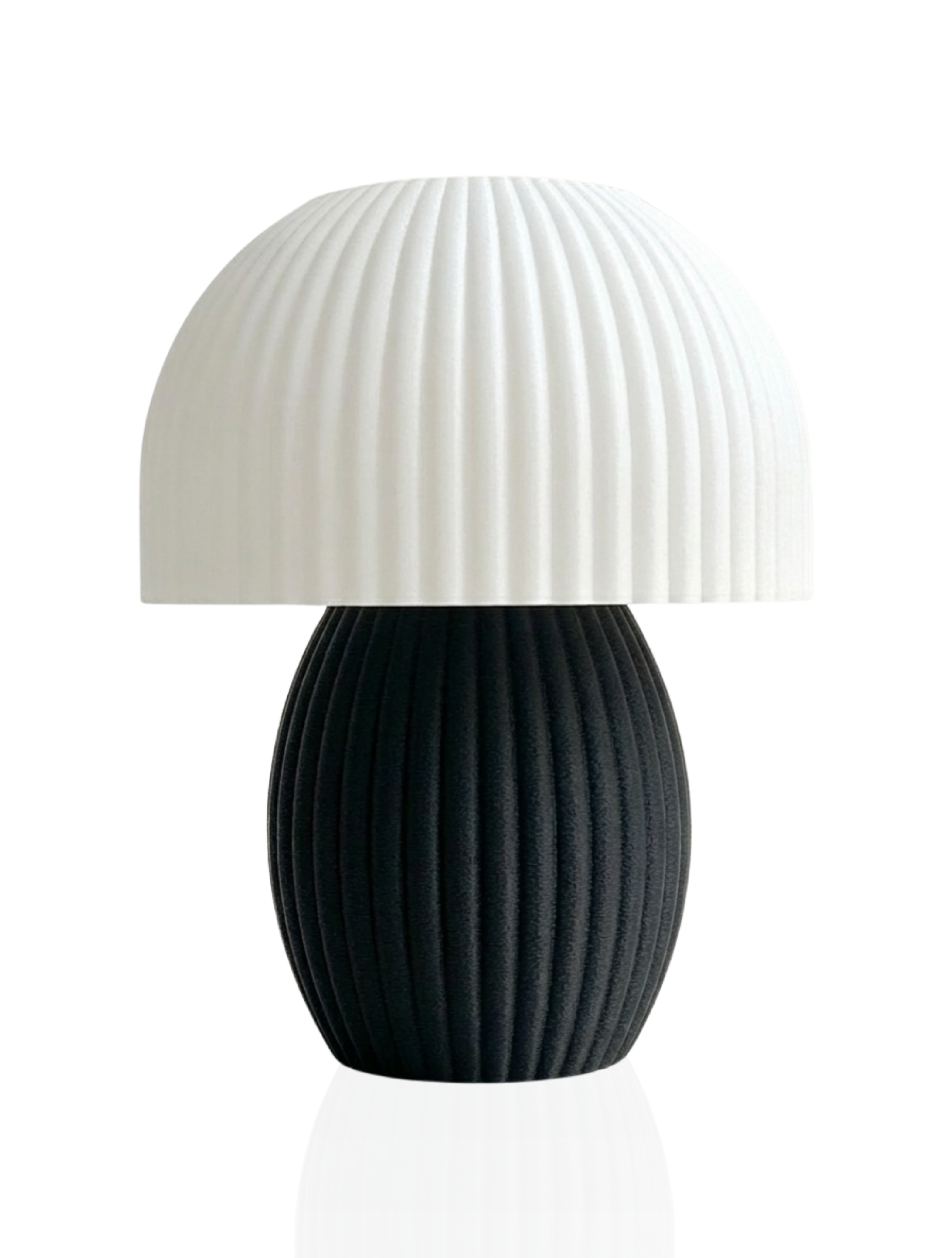 Minimalist ev dekorasyonu için siyah kubbe abajur